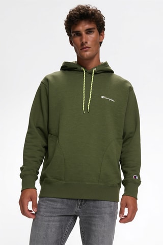 Sweater met capuchon - Donkergroen