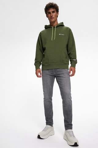Sweater met capuchon - Donkergroen