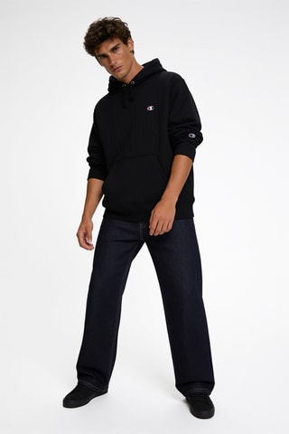 Sweater met capuchon - Zwart