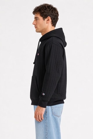 Sweater met capuchon - Zwart