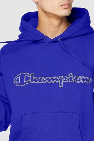 Sweater met capuchon - Koningsblauw