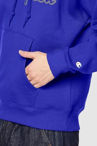 Sweater met capuchon - Koningsblauw