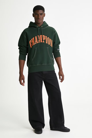 Sweater met capuchon - Donkergroen