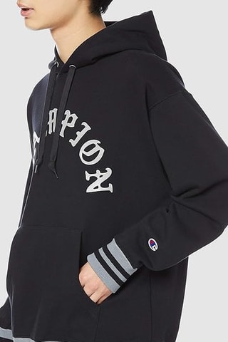 Sweater met capuchon - Zwart