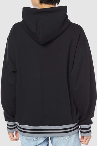 Sweater met capuchon - Zwart