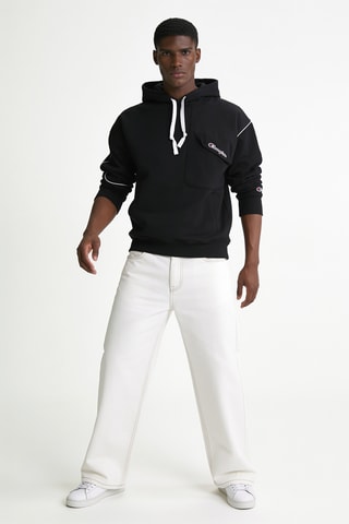 Sweater met capuchon - Zwart