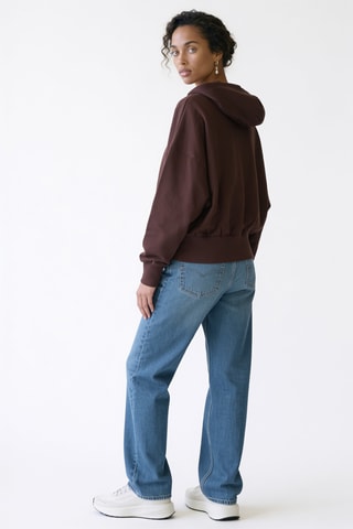 Sweater met capuchon - Bruin