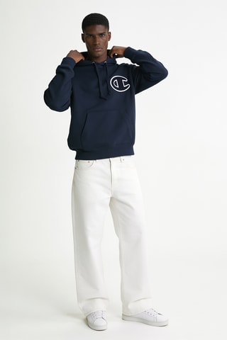 Sweater met capuchon - Marineblauw