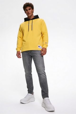 Sweat à capuche - Jaune
