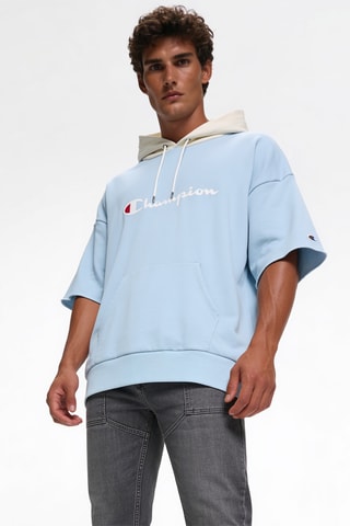 Sweater met capuchon - Hemelsblauw