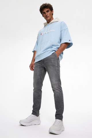 Sweater met capuchon - Hemelsblauw