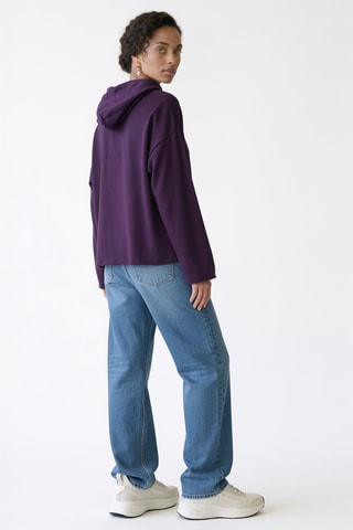 Sweater met capuchon - Paars