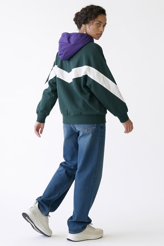 Sweater met capuchon - Groen