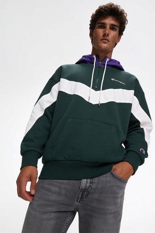 Sweater met capuchon - Groen