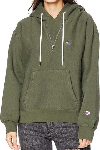 Sweater met capuchon - Groen