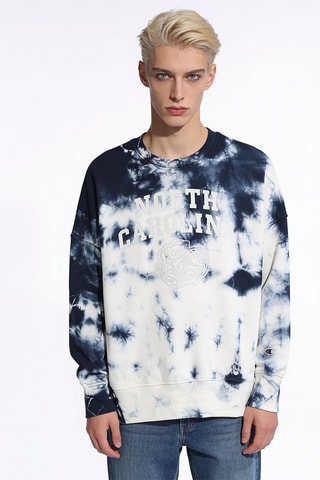 Sweater Tie and Dye- Donkerblauw