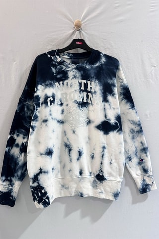 Sweater Tie and Dye- Donkerblauw