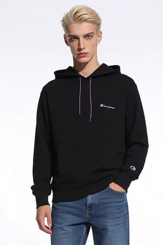 Sweater met capuchon - Zwart