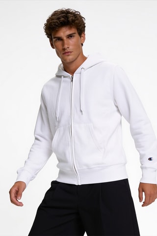 Sweater met capuchon - Wit