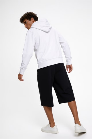 Sweater met capuchon - Wit