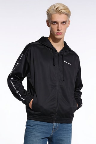 Sweater met capuchon - Zwart