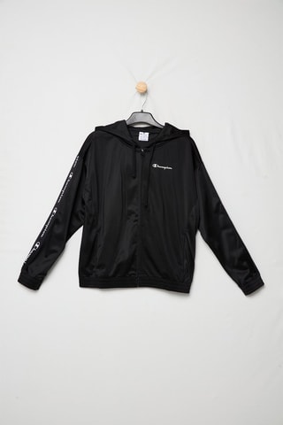 Sweater met capuchon - Zwart