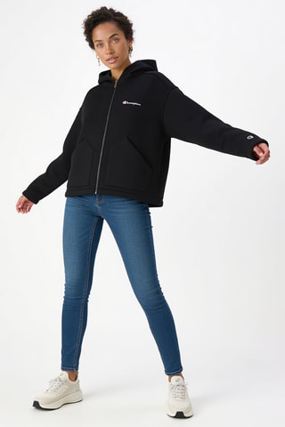 Sweater met capuchon - Zwart