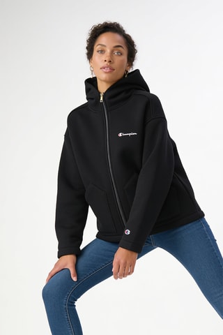 Sweater met capuchon - Zwart