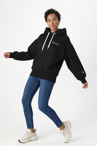 Sweater met capuchon - Zwart