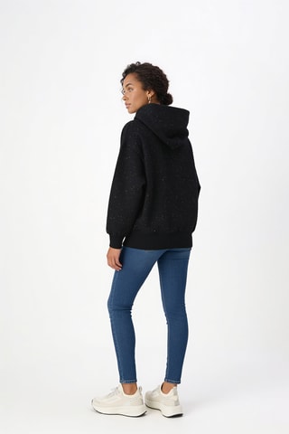 Sweater met capuchon - Zwart