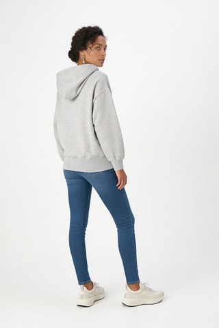 Sweater met capuchon - Gemêleerd Lichtgrijs