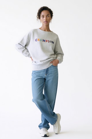Sweater - Gemêleerd Lichtgrijs