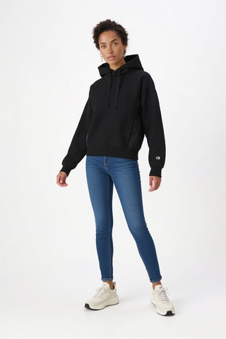 Sweater met capuchon - Zwart