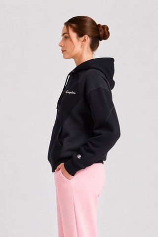 Sweater met capuchon - Zwart