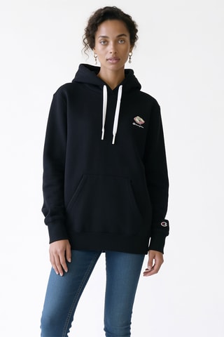 Sweater met capuchon - Zwart