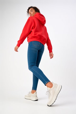 Sweater met capuchon - Rood