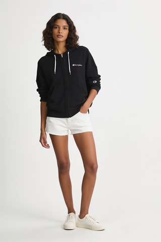 Sweater met capuchon - Zwart
