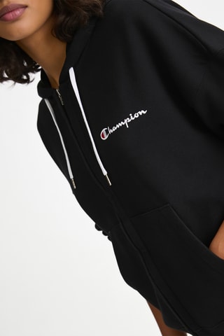 Sweater met capuchon - Zwart