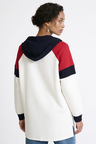 Sweater met capuchon - Wit