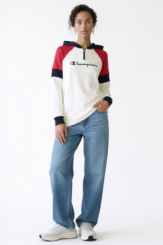 Sweater met capuchon - Wit