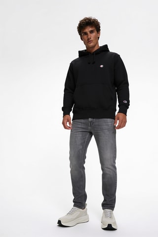 Sweater met capuchon - Zwart