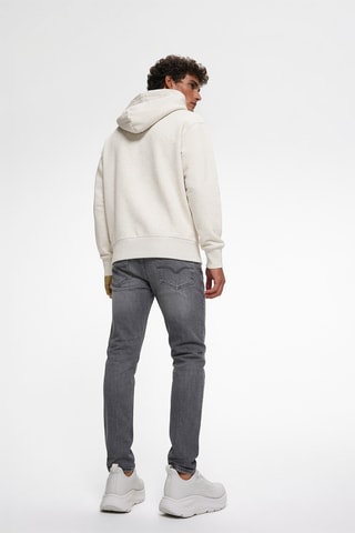 Sweater met capuchon - Ecru