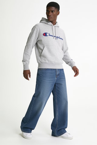 Sweater met capuchon - Lichtgrijs