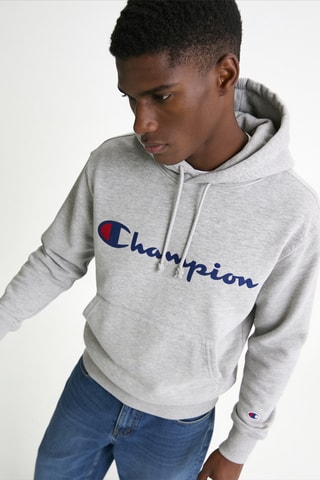 Sweater met capuchon - Lichtgrijs