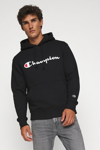 Sweater met capuchon - Zwart