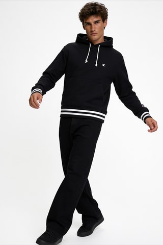 Sweater met capuchon - Zwart