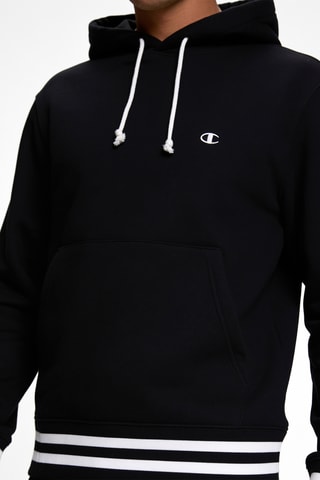 Sweater met capuchon - Zwart
