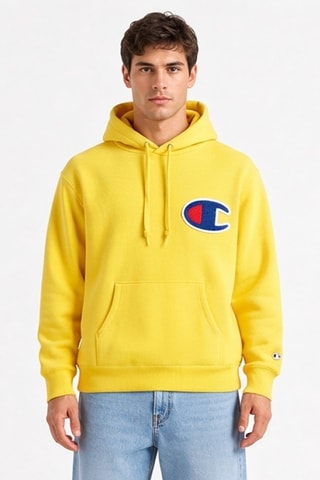 Sweater met capuchon - Geel