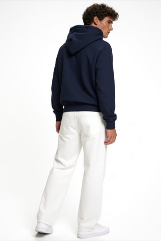 Sweater met capuchon - Marineblauw