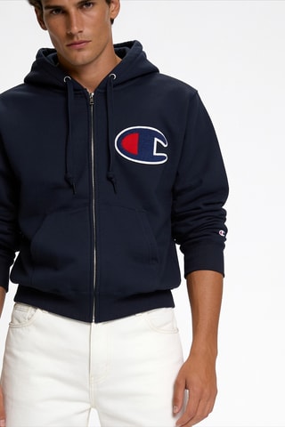Sweater met capuchon - Marineblauw